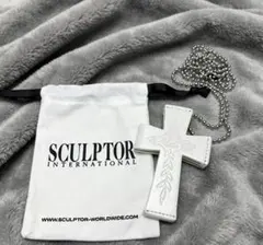 SCULPTOR クロスストラップウォレット　スカルプター　ホワイト A