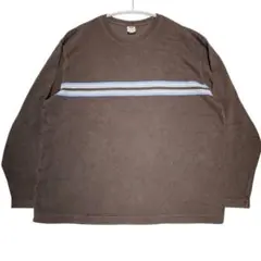 OLD NAVY クルーネック コットンニット 胸元ストライプ