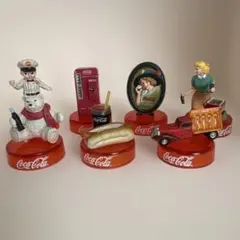 Coca-Cola ボトルキャップ フィギュア 8種セット レトロ - メルカリ
