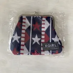 【新品未使用品】X girl がまぐちポーチのサムネイル
