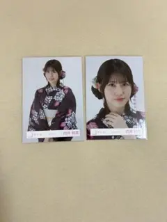 櫻坂46 向井純葉 生写真 浴衣衣装 チュウ 座り - メルカリ