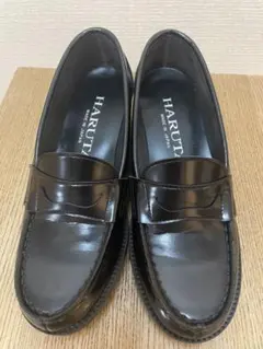【美品】HARUTA 黒 ローファー 23cm
