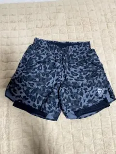 adidas ヒョウ柄 ランニングショーツ M