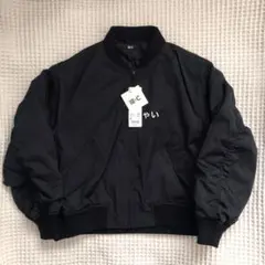 UNIQLOC ユニクロ　ボマージャケット　ブラック