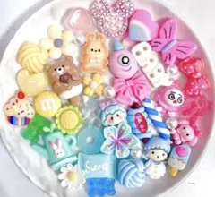 デコパーツ ハンドメイド パーツ レジン カボション まとめ売り 401