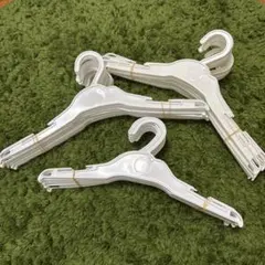 ホワイト キッズハンガー 30本