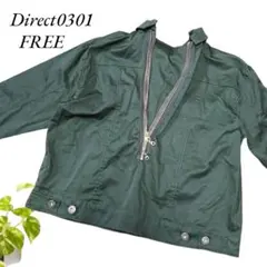 バックZIPミリタリージャケット　Direct0301