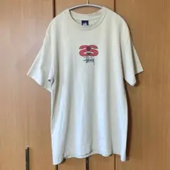 90's old STUSSY レア ステューシー Tシャツ アメリカ ベージュ
