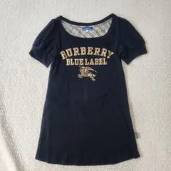 Y2K★バーバリーブルーレーベル　Tシャツ　カットソー　チュニック