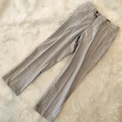 UNIQLO メンズ センタープレスパンツ グレンチェック W75