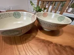 ラーメン鉢　三兄陶園　昭和レア物 三兄陶園 丼 ラーメン鉢 2個セット 昭和レトロ - メルカリ
