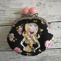 専用❣️ ロラライハリス　salonレアパネル　がま口　ポーチ　ハンドメイド ロラライハリスMasqueradeがま口ポーチハンドメイド - メルカリ