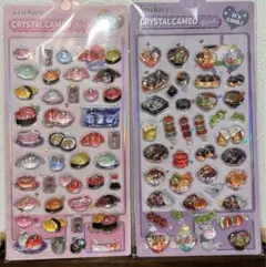 食べ物ボンボンドロップ風シール2枚セット