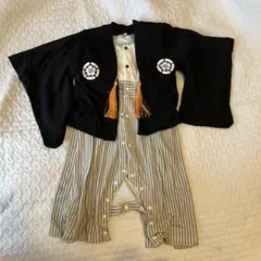 ベビー着物風ロンパースセット　90