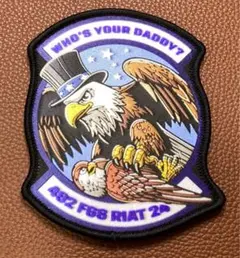 492 FGS RIAT 2A 軍事エアーショー エンブレムパッチワッペン