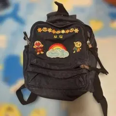 アンパンマン刺繍デニムリュック『なな』刺繍あり