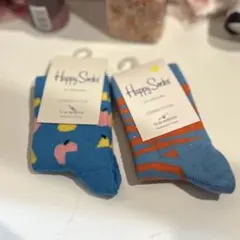 Happy Socks キッズ靴下 2足セット