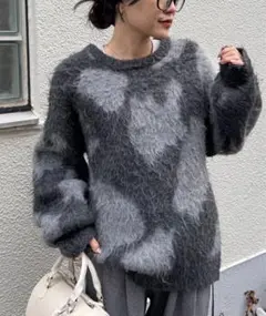 CIAOPANIC TYPY ニュアンス柄 シャギーニット 主役ニット