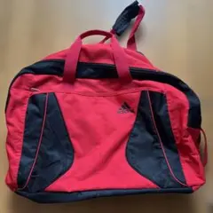 adidas スポーツバッグ レッド×ブラック
