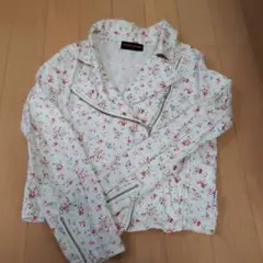 140☆メゾピアノ　ライダース型ジャケット