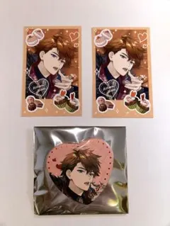 にじさんじ Melty Valentine 北見遊征 チェキ 缶バッジ