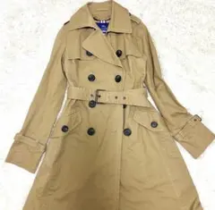 【極美品】バーバリーブルーレーベル　トレンチコート　ノバチェック　40