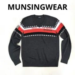 ◯ MUNSINGWEAR　マンシングウェア　Vネックニット　セーター