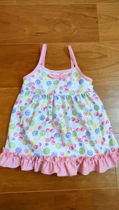 女の子用カラフルドット水着 90cm