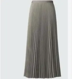 UNIQLO:C グレー プリーツロングスカート　S