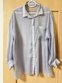 OLIVE des OLIVE シアーシャツ　ロングシャツ