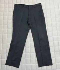 グレー スラックス ポリエステル100%