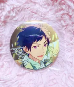 あんスタ　伏見弓弦　アルバム缶バッジ　サイン