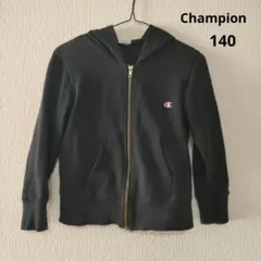 Champion ネイビー　スウェット　ジップパーカー 140サイズ