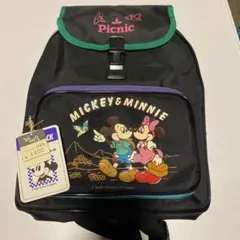 レトロコーデに　昭和　Disney ミッキー&ミニー リュックサック
