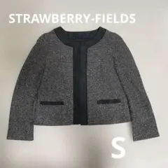 STRAWBERRY-FIELDSノーカラージャケット　S
