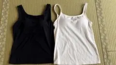 UNIQLO エアリズム ブラ付きタンクトップ 2枚セット