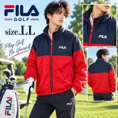 K美品　大きいサイズ　FILAGOLF 中綿　防風　ゴルフウェア　ルコック