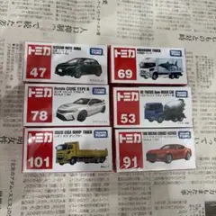 ④トミカ 6台セット まとめ売りのサムネイル