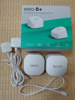 Amazon eero6+ メッシュWi-Fi6システム 2セットの中古品
