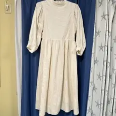 コーデュロイロングワンピース