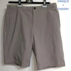 美品　UNIQLO × Theory　 感動イージーショーツ パンツ　Lサイズ