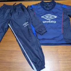 umbro ネイビー ストライプ ジャージセット