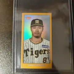 佐藤輝明　PSA9 美品　阪神　BBM ルーキーカード　赤箔　限定25シリ 佐藤輝明 PSA9 美品 阪神 BBM ルーキーカード 赤箔 限定25シリ