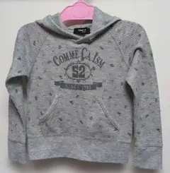 COMME CA ISM 花柄パーカー 100cm