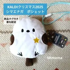 ✴新品タグ付き✴カルディ✴シマエナガ✴クリスマスポシェット✴