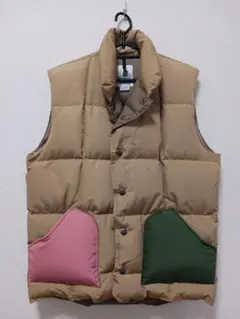 SIERRA DESIGNS ベージュ ダウンベスト 日本 S