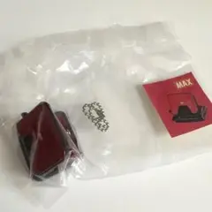 THE 文具ミニチュアマスコット第７弾 MAX 軽あけパンチ　スクーバ　赤