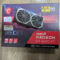 【グリス塗り直し済】MSI RX 6600 XT MECH 2X 8G