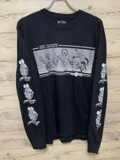 BIG ダディ チョッパー ロンT ブラック ラットフィンク XL　RATのサムネイル