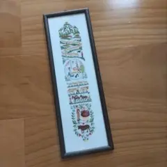 刺繍　壁掛け　スイス